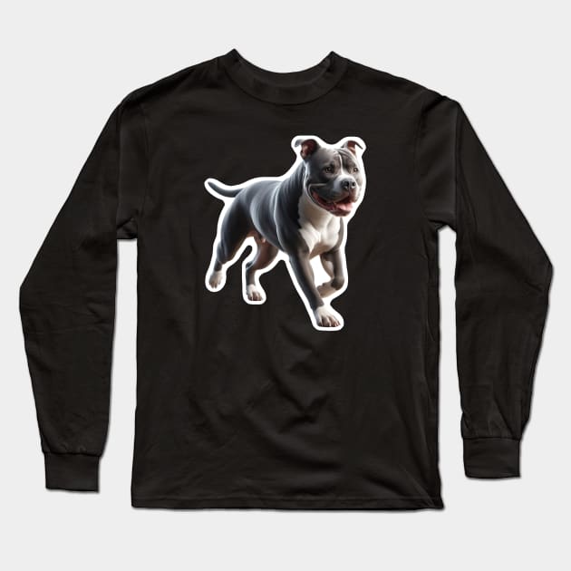 Pit Bull Long Sleeve T-Shirt by millersye